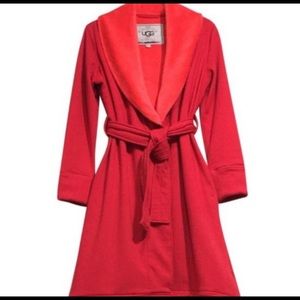 Red UGG robe